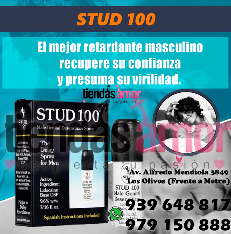 STUD100 RETARDANTE EN SPRAY EFECTIVO RAPIDO